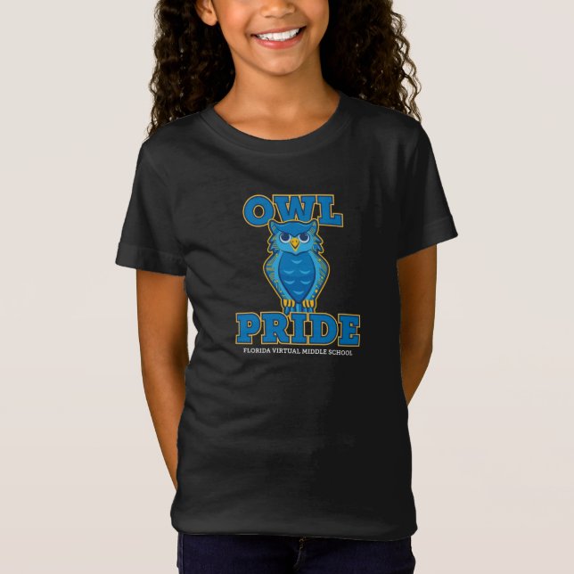 FVMS Owl Pride, Grey/Youth T-Shirt (Front)
