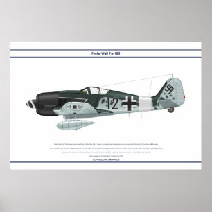 Fw-190 A-8 JG3 1 Poster