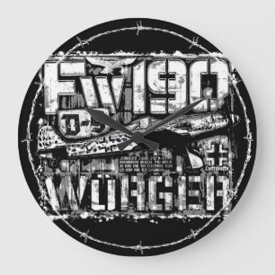 Fw 190 D-9 Acrylic Wall Clock