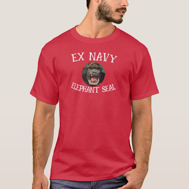 FW HG SL Ex Navy Elephant Seal HG GRAVY T-Shirt (Front)