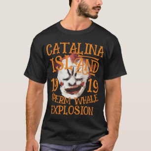 FW HG SL Sperm Whale Explosion Catalina Island T-Shirt