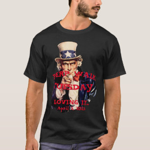 FW HG SL Trump Perp Walk Tuesday Uncle Sam T-Shirt
