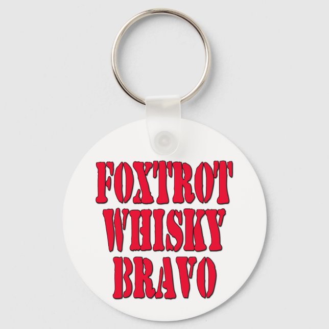 FWB Friends With Benefits Key Ring (Front)