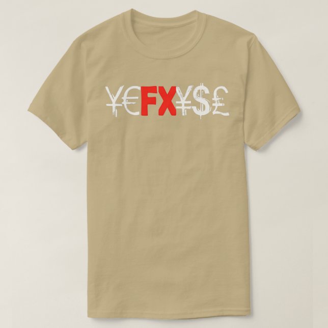 FX forex currencies T-Shirt (Design Front)