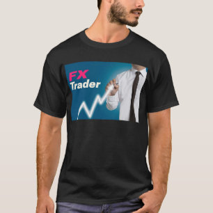 FX trader draws market price on touchscreen T-Shirt