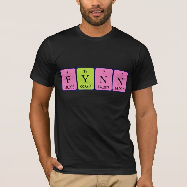 Fynn periodic table name shirt (Front)