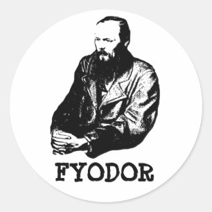 Fyodor Classic Round Sticker