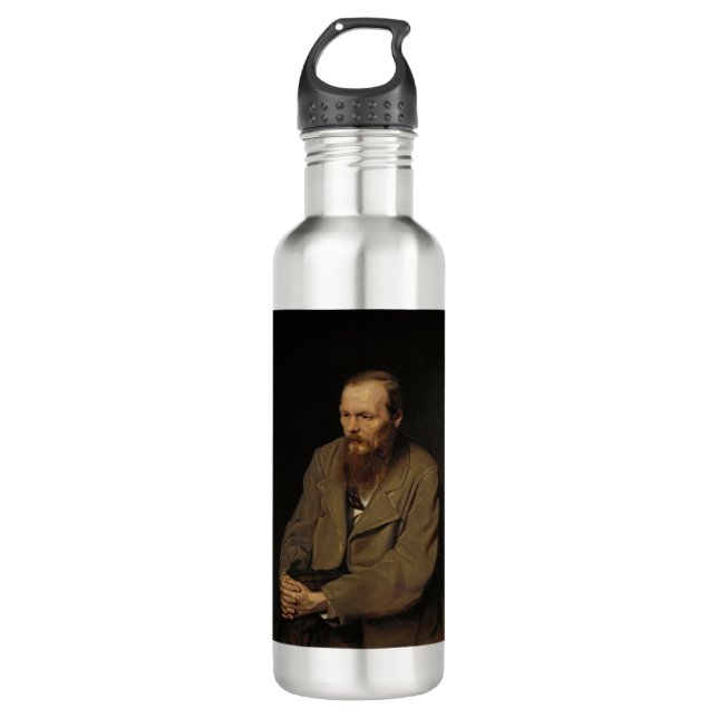 Fyodor Dostoevsky 710 Ml Water Bottle (Front)