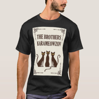 Fyodor Dostoevsky Cat Parody T-Shirt