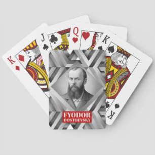 Fyodor Dostoevsky - Geometric elegant style Playing Cards