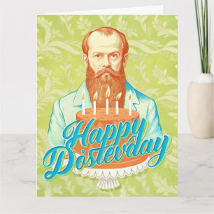 Fyodor Dostoevsky - Happy Birthday  Card
