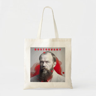 Fyodor Dostoevsky - quote about stupidly  Tote Bag