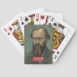 Fyodor Dostoevsky quote Russian writers Playing Cards