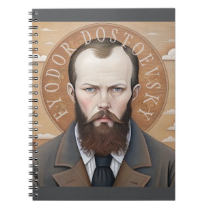 Fyodor Dostoevsky, Saint Dostoyevsky portrait Notebook