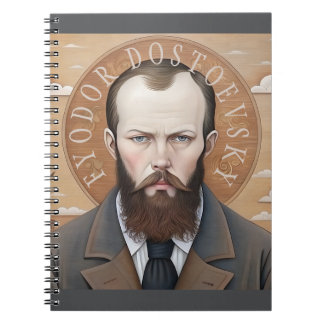 Fyodor Dostoevsky, Saint Dostoyevsky portrait Notebook