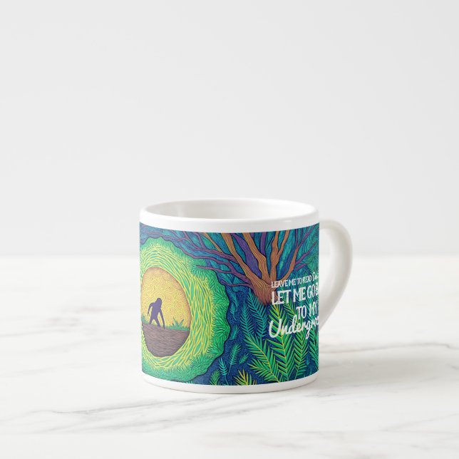 Fyodor Dostoevsky The Underground Man Espresso Cup (Front Right)