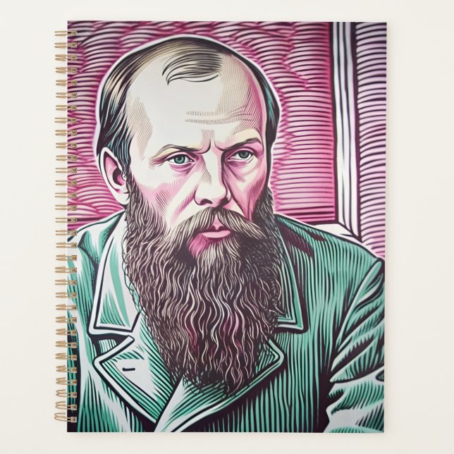 Fyodor Dostoyevsky existential quote  Planner (Front)