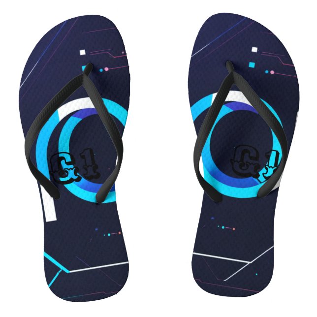 G1 BLUEBERRY  FLIP FLOPS (Footbed)