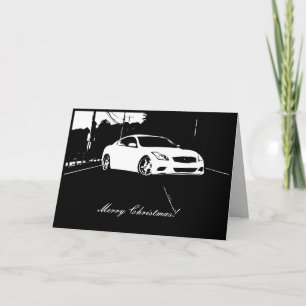 G35 Coupe Car themed Christmas Card