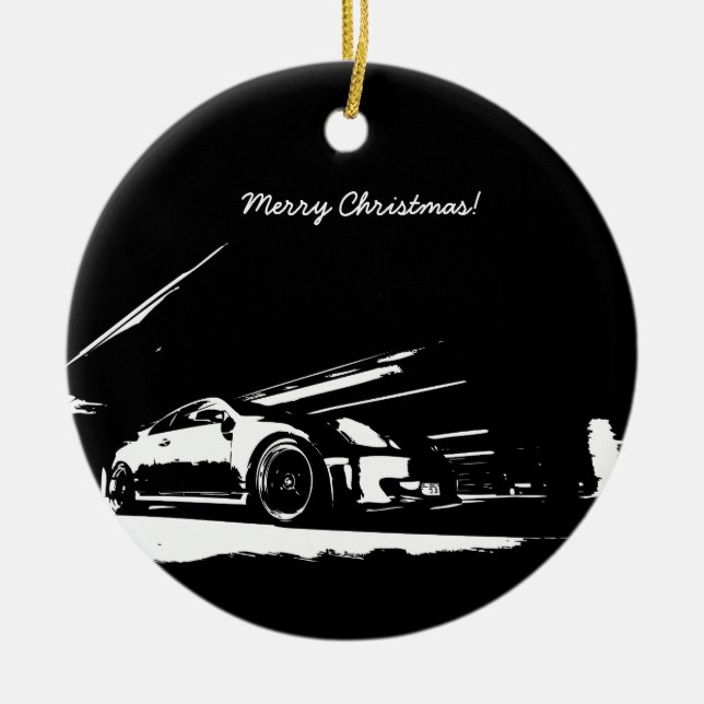 G35 Coupe Rolling shot Christmas Ornament (Front)