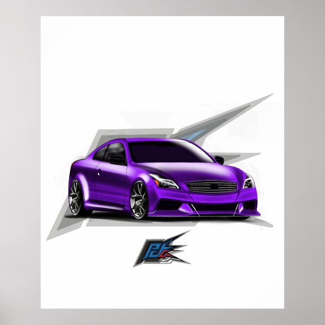 g37 coupe purple poster (Front)