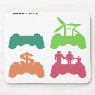 G4C Stacked Icons Mousepad
