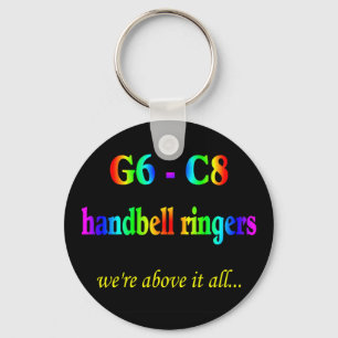 G6-C8 Handbell Ringers Key Ring