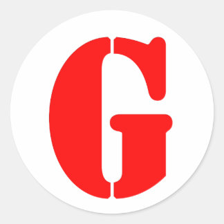 G_2 CLASSIC ROUND STICKER