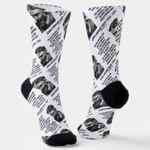 G. B. Shaw Progress Depends Upon Unreasonable Man Socks