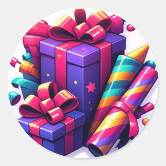 G CLASSIC ROUND STICKER