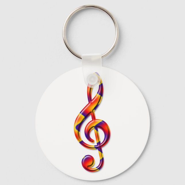 G Clef Key Ring (Front)