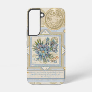 G Creation Office blue flower Samsung Galaxy Case