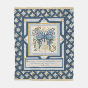 G Creation Office butterfly Fleece Blanket