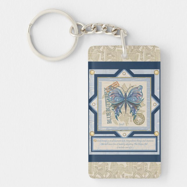 G Creation Office butterfly Key Ring (Front)