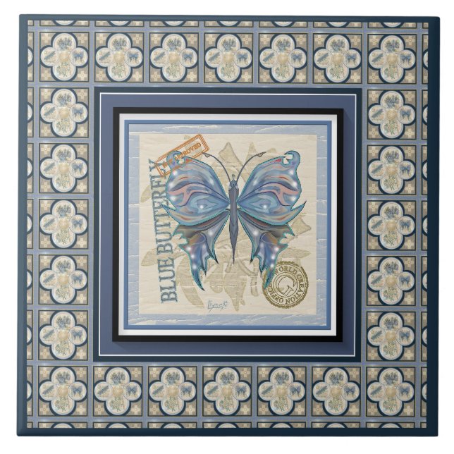 G Creation Office butterfly Tile (Front)