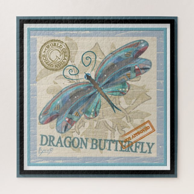 G Creation Office dragonfly Jigsaw Puzzle (Vertical)