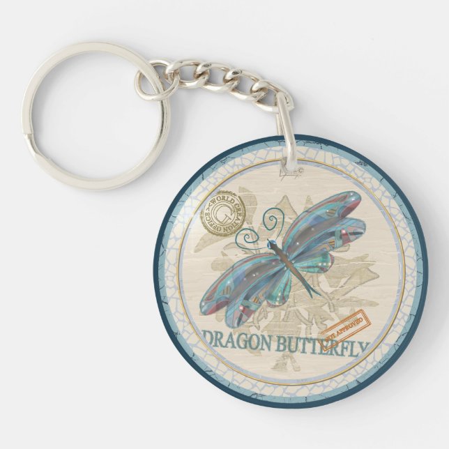 G Creation Office dragonfly Key Ring (Front)