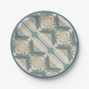 G Creation Office dragonfly Paper Plate