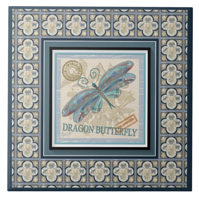 G Creation Office dragonfly Tile (Front)