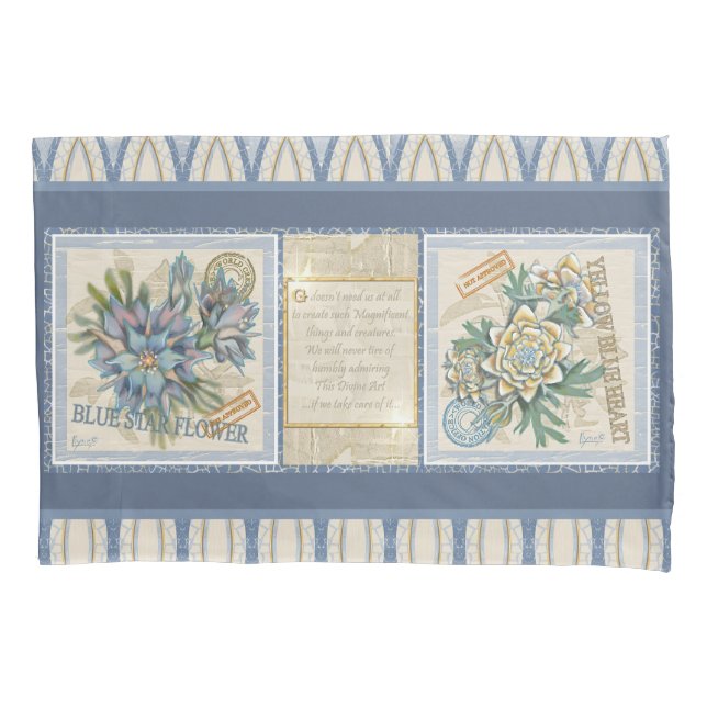 G Creation Office flower Pillowcase (Front)