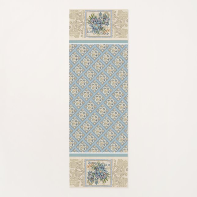 G Creation Office flower Yoga Mat (Front)