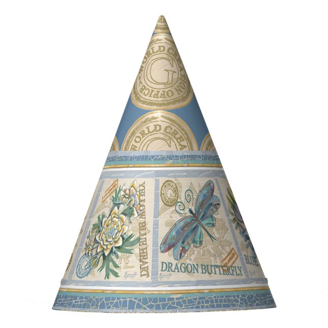 G Creation Office flowers Party Hat (Front)