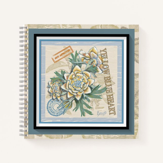 G Creation Office yellow flower Notebook (Front)