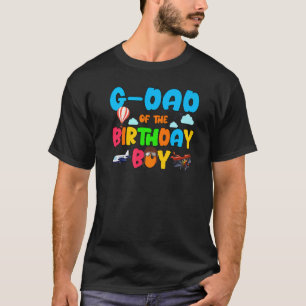 G Dad Of The Birthday Boy Aeroplane Family Helicop T-Shirt
