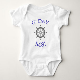 "G' Day M8!" Baby Bodysuit
