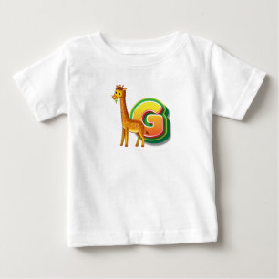 G for Giraffe Baby T-Shirt