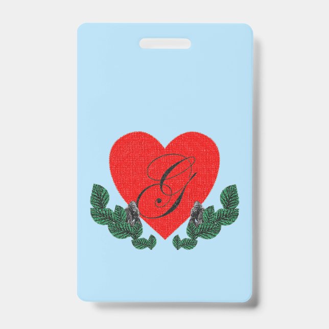 G for Gorilla ID Badge (Front)
