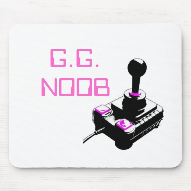 G.G. NOOB Retro Joystick  Mouse Pad (Front)