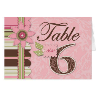 G Girl Table Card 6