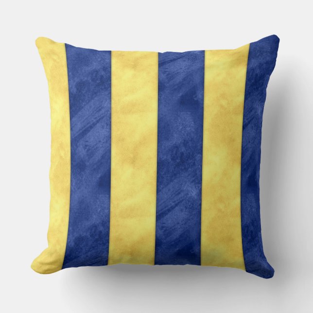 G Golf Watercolor Nautical Signal Maritime Flag Cushion (Front)